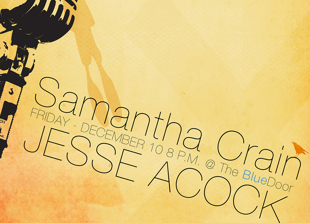 samantha crain concert poster design