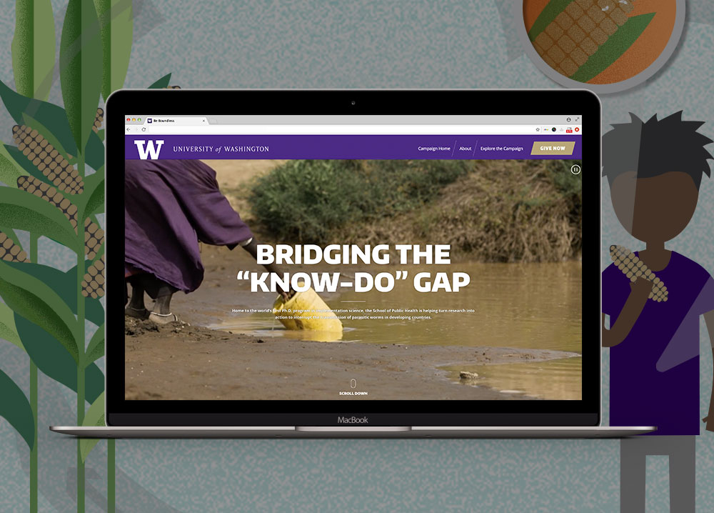 university of washington school of public health website design thumbnail